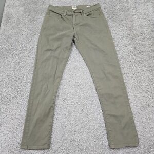 Flint and Tinder 365 Mens‎ Green Stretch Twill Pants Size 30x30 Slim